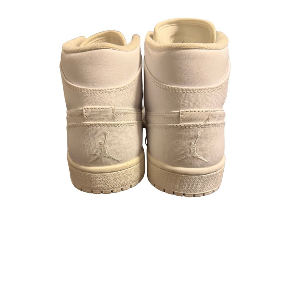 Air Jordan 1 Mid Triple White Men’s 9 | Unworn • No Box • Clean - Picture 5 of 10